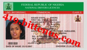 DRIVER LICENCE